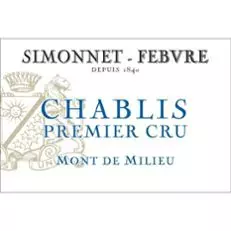 Simonnet-Febvre Chablis Mont de mediu Premier Cru