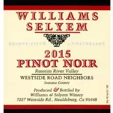Williams Selyem Westside Road Vecinii Pinot Noir