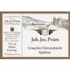 J. J. Prum Graacher Himmelreich Spatlese Riesling