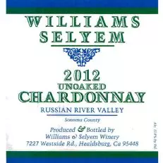 Williams Selyem Unoaked Chardonnay