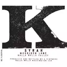 K Vintners Morrison Lane Syrah