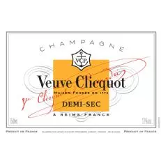 Veuve Clicquot Demi-Sec (jumătate de sticlă)