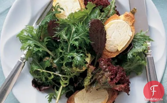 Salată Caldă De Brânză De Capră
