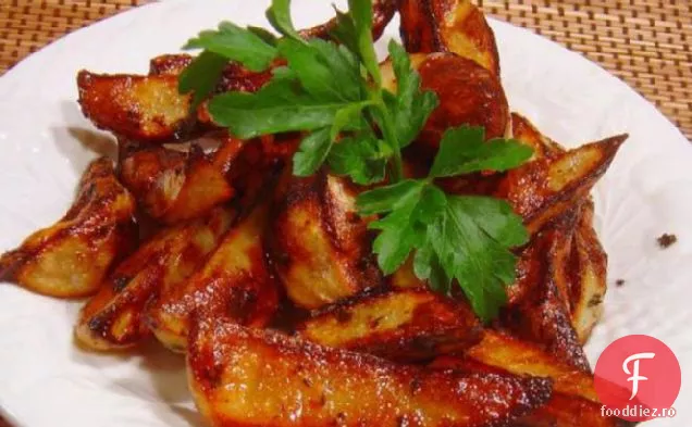 Cartofi La Grătar Cu Usturoi