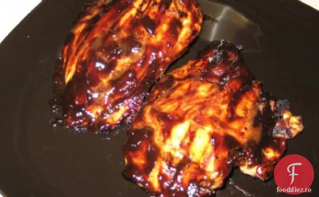 Pui cu sos balsamic BBQ