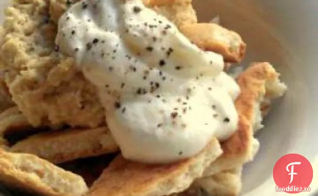 Salată Egipteană Fattet (Salată De Năut Stratificată)