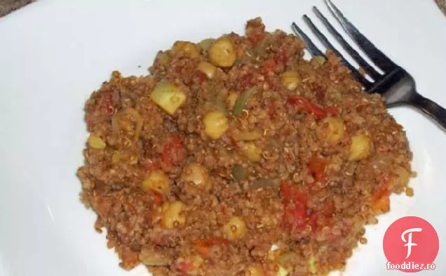 Roșii, năut și Quinoa prăjită