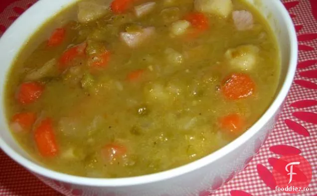 Scallop picant și mazăre de zăpadă se amestecă