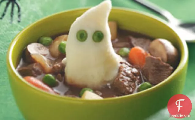 Tocană de vită cu piure de cartofi Ghoulish