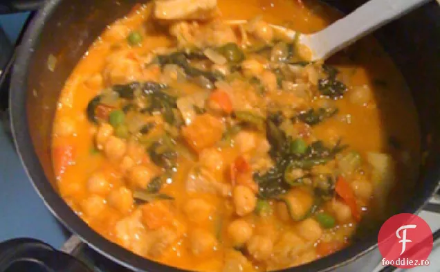 Năut și Curry de legume