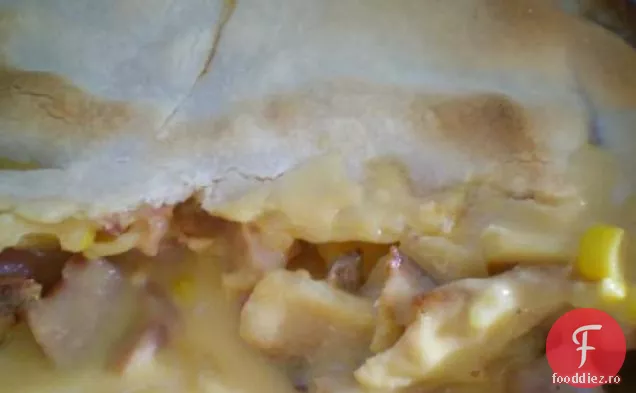 Plăcintă Cu Șuncă Gratinată