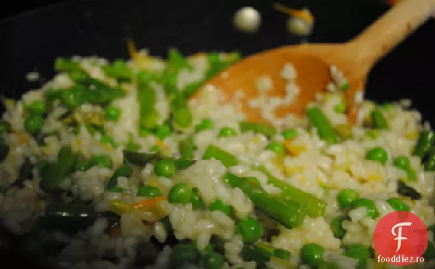 Risotto de mazăre verde al lui Rob Feenie
