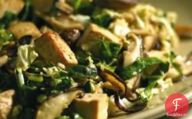 Slaw Asiatic Cu Tofu Și Ciuperci Shiitake