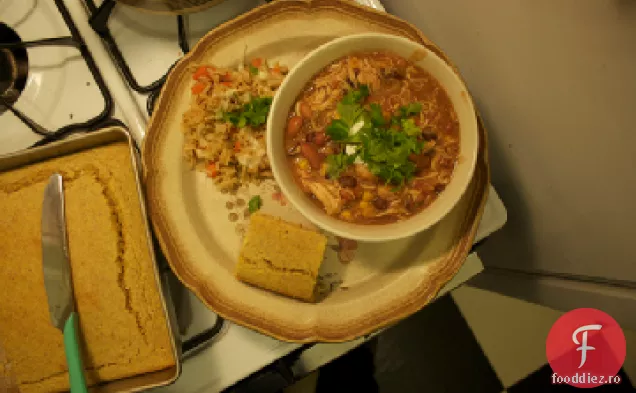 Pui și orez pentru aragazul lent