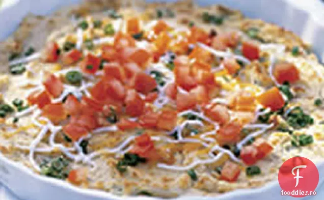 Tomato Topped Philly Bean Dip