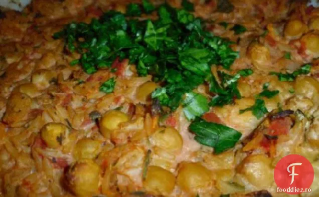 Caserolă cremoasă de năut și Tahini