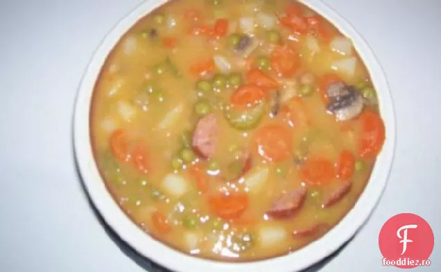 Supă Rapidă De Fasole Kielbasa