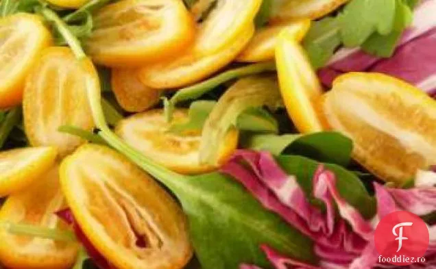 Salată De Verdeață Amară Cu Kumquat