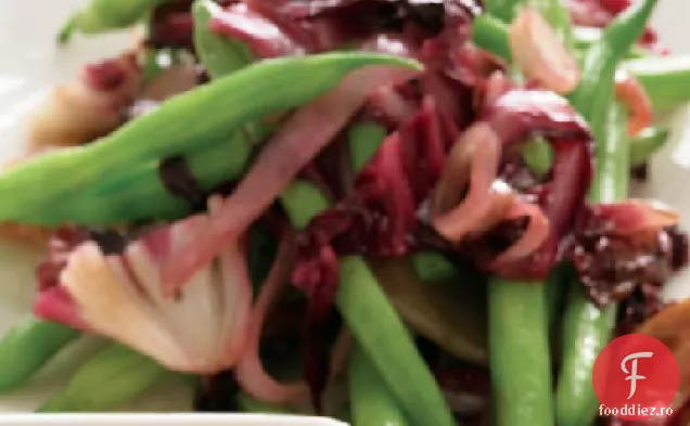 Fasole verde cu Radicchio