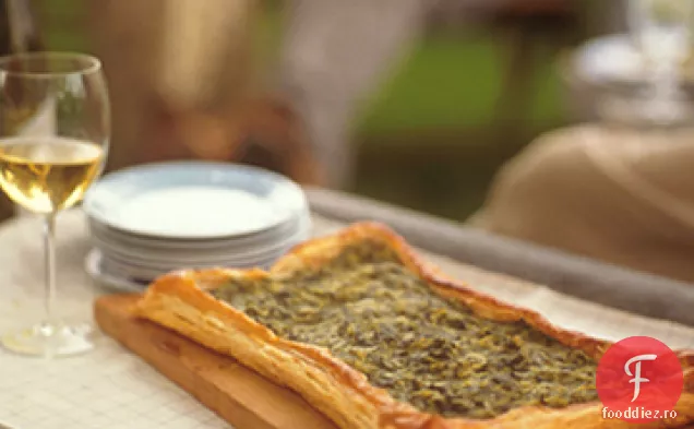 Tarta de măcriș și ceapă