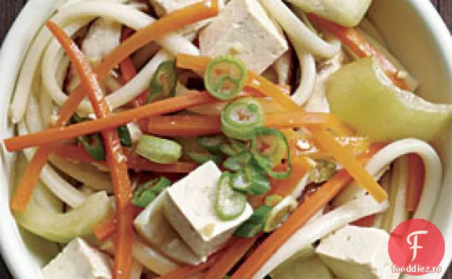 Udon cu Tofu și legume prăjite