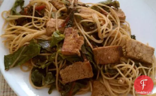 Chard Elvețian Și Tofu La Cuptor