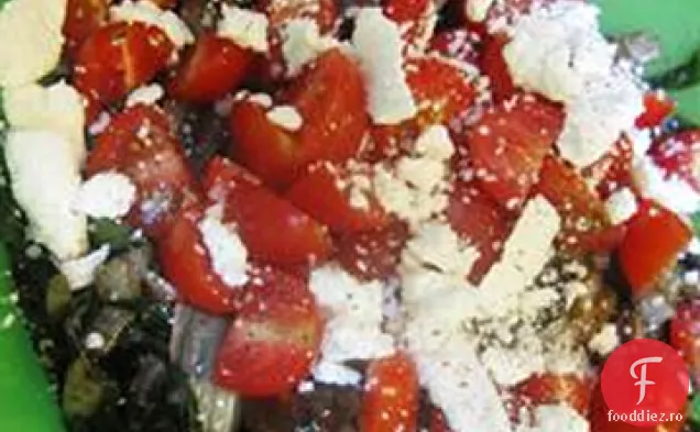 Salată caldă elvețiană și ciuperci