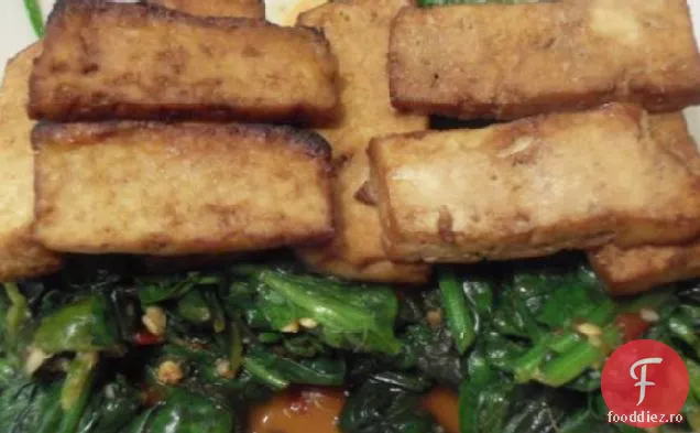 Stive de tofu și Chard elvețian