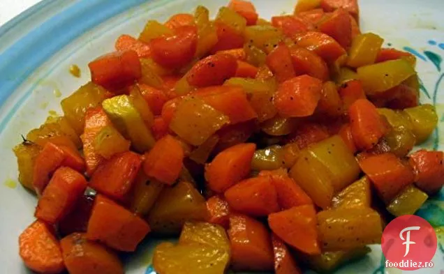 Legume Rădăcinoase Prăjite Cu Arțar