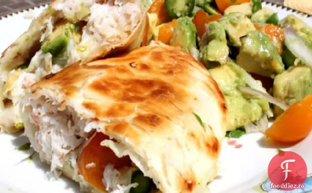 Quesadilla de Crab și Avocado