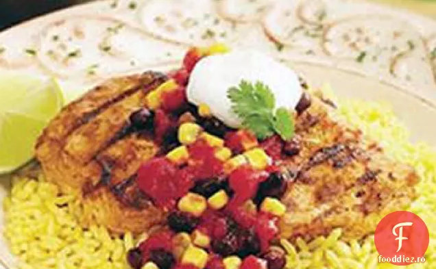 Pui Fiesta cu Salsa de fasole neagră