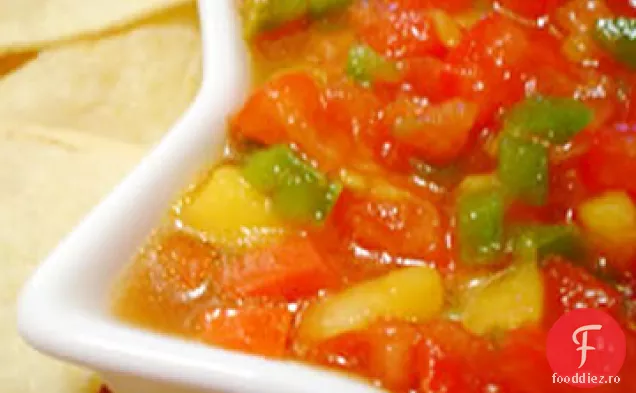 Salsa de Avocado, roșii și Mango
