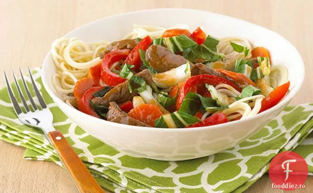 Castron Rapid De Tăiței Cu Legume Și Carne De Vită