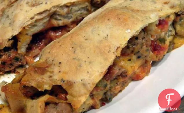 Cârnați Italieni Stromboli (Alias Pâine Cu Cârnați)