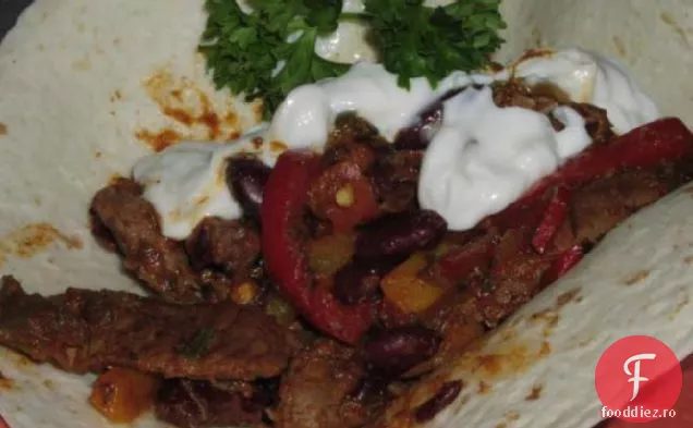 Carne De Vită Și Fasole Fajitas