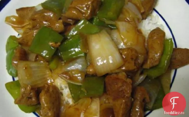 Friptură Vegană De Ardei Gras (Alias Piper Fals)