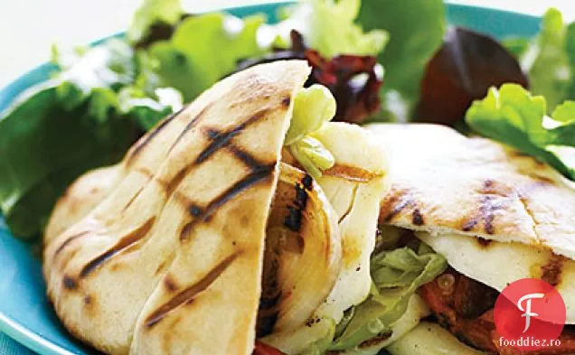 Halloumi Pitas La Grătar