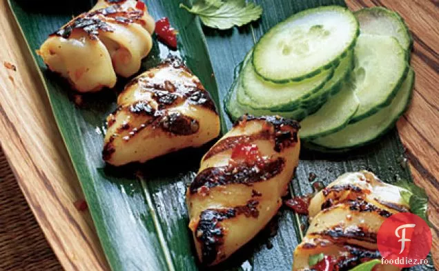 Sotong Bakar (Calmar La Grătar)