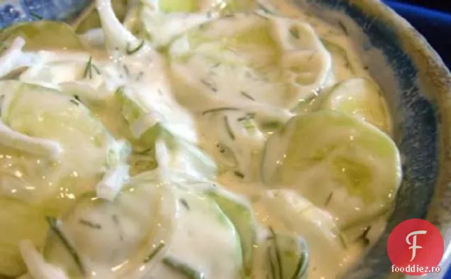 Salată De Castraveți Dulci Cu Mărar Diabetic