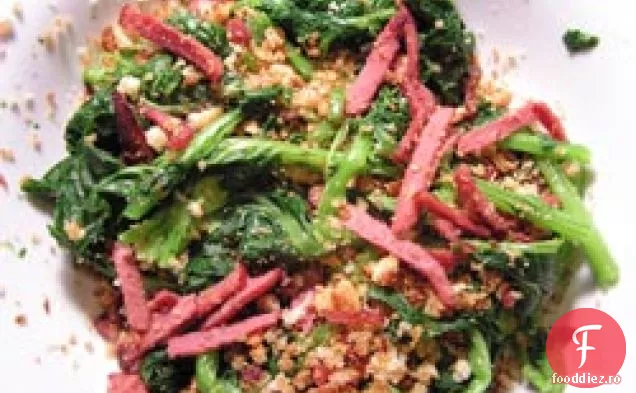 Cina In Seara Asta: Broccoli Rabe Cu Pepperoni Și Pesmet