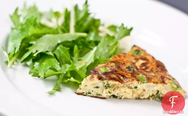 Broccoli Rabe Și Frittata De Ceapă Caramelizată