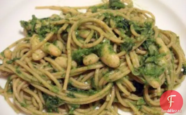 Fasole Albă Toscană Și Broccoli Rabe