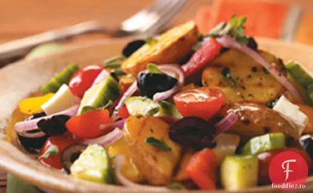 Rețetă De Salată Grecească De Cartofi La Grătar
