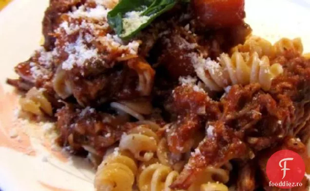 Friptură de porc cu vinete și morcovi Ragu