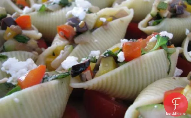 Conchiglioni Umplute Cu Legume Și Lapte De Capră Feta Cu B