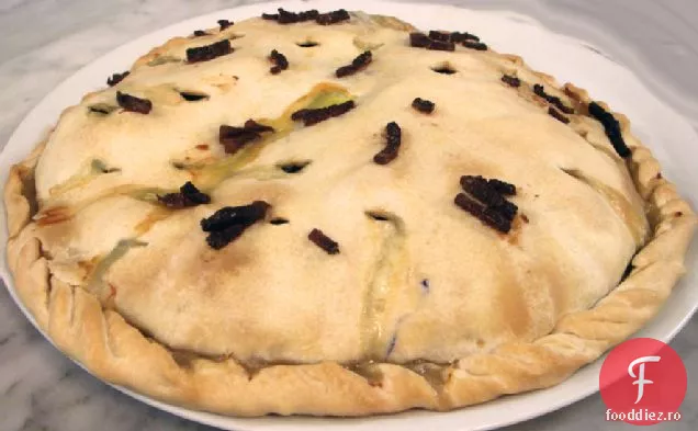 Plăcintă Toscană Cu Ricotta Și Broccoli Rabe-Erbazzone