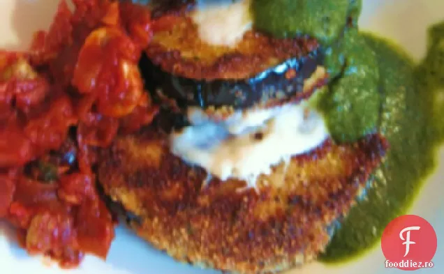 Sandvișuri Vegane Cu Parm De Vinete