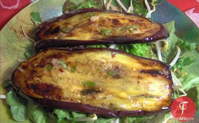 Salată De Vinete Cu Sos De Ghimbir Miso