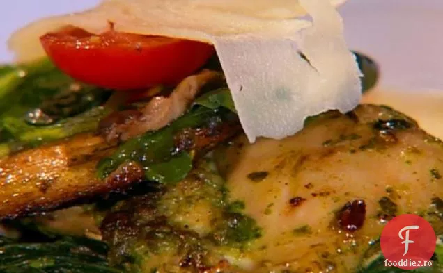 Provocare: pui la grătar cu Broccoli rabe și cârnați