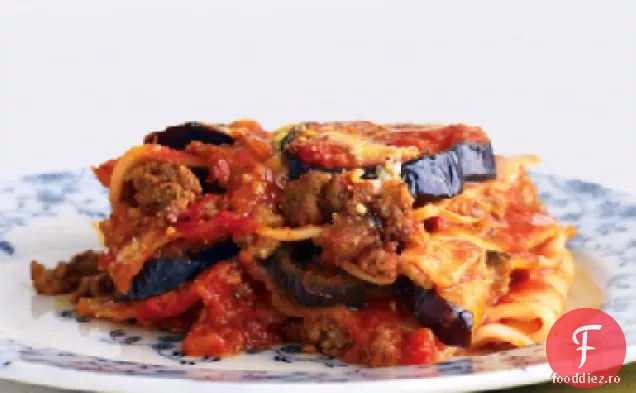 Lasagna ușoară de vită și vinete